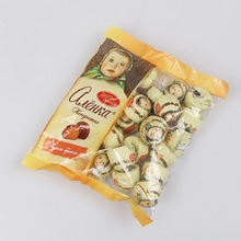 爱莲巧大头娃娃半球巧克力夹心糖果俄罗斯进口食品休闲零食喜糖糖