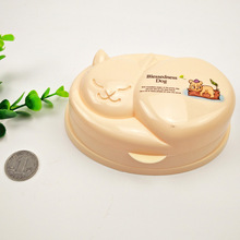 N054A 2212小猫皂盒 +肥皂盒塑料香皂盒2元店货源小商品货源热卖