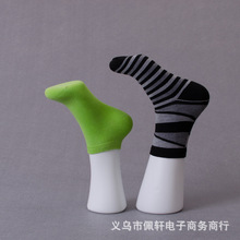男倒立白色肤色脚模特展示道具塑料短袜模袜脚棉袜防臭袜模假脚批