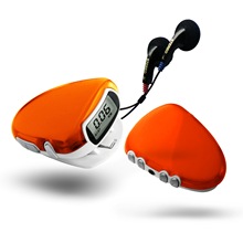 FM收音机计步器随身便携走路跑步记步卡路里消耗多功能计步器