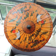 泰国手绘古典油纸伞酒吧店铺茶室装饰工艺伞泰国油纸伞手工伞
