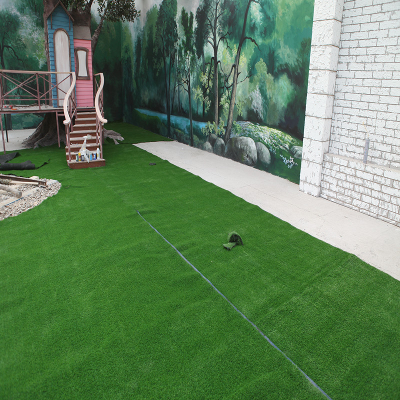 Emulational Lawn Outdoor Artificial Lawn Carpet Indoor Decoration Balcony Green Plant Kindergarten Artificial Turf Fake Turf