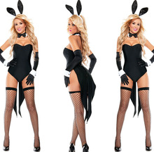 外贸情趣内衣万圣节服装兔女郎免脱性感诱惑兔子装表演服4802