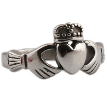 欧美时尚新款个性皇冠戒指复古爱尔兰传统婚戒 象征爱情Love戒指