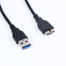 USB3.0 AM转Micro-B移动硬盘数据线 USB3.0 A公转Micro B数据线铜