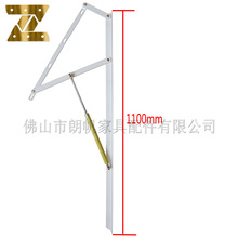 供应1100mm长高箱床软床升举五金排骨架储物床垫支撑架气动杆