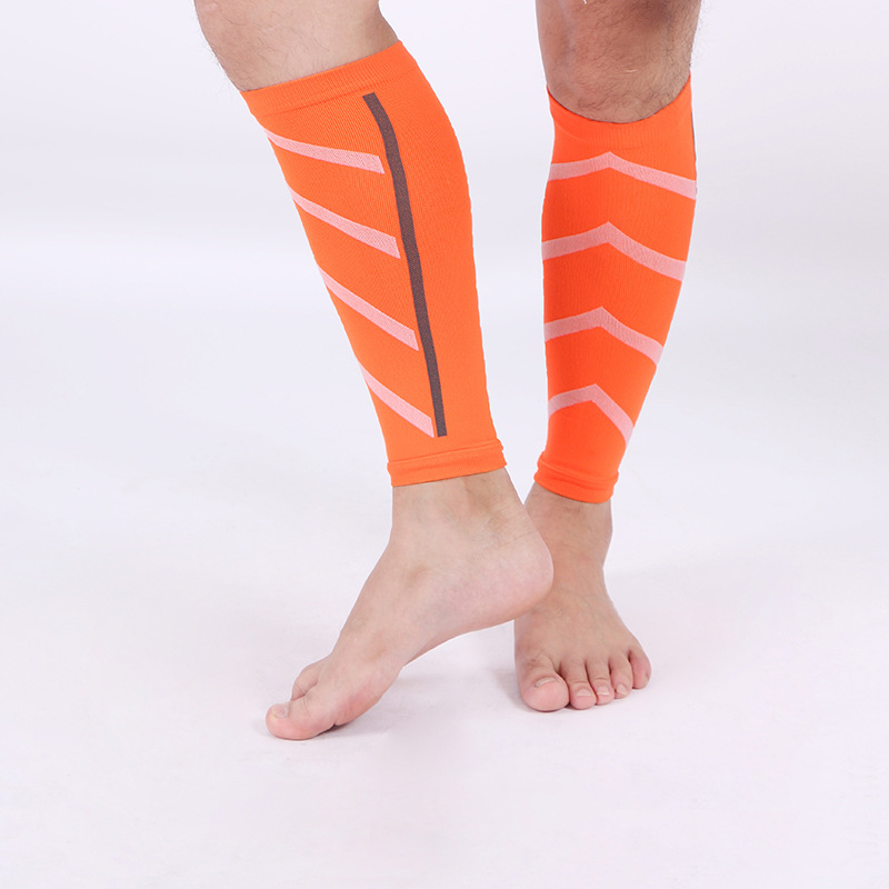 Cross-Border Amazon New Nylon Sports Compression Stockings Shank Protection Wrist Breathable Soccer Socks Football Compression Socks