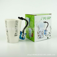 创意陶瓷音乐杯 马克杯 3D陶瓷水杯 可做 logo广告杯加logo