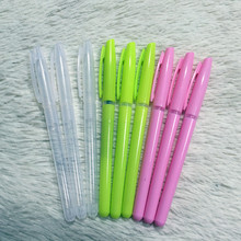 厂家直销中性笔杆透明笔壳 笔杆批发 白色绿色粉红笔壳消失笔笔杆