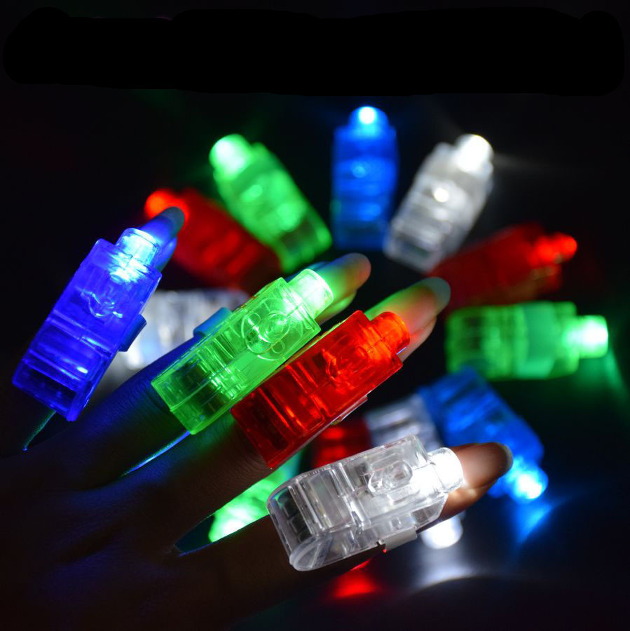 colorful finger light/luminous toy led finger laser light ring light luminous ring