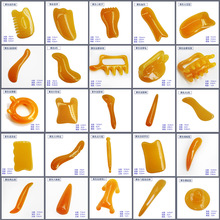 蜜蜡刮痧板套装批发全身通用按摩器具美容院拨筋棒点穴棒经络梳