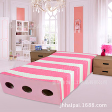 海派创意家具设计粉红色公主卧室家用出租房时尚便携可折叠床