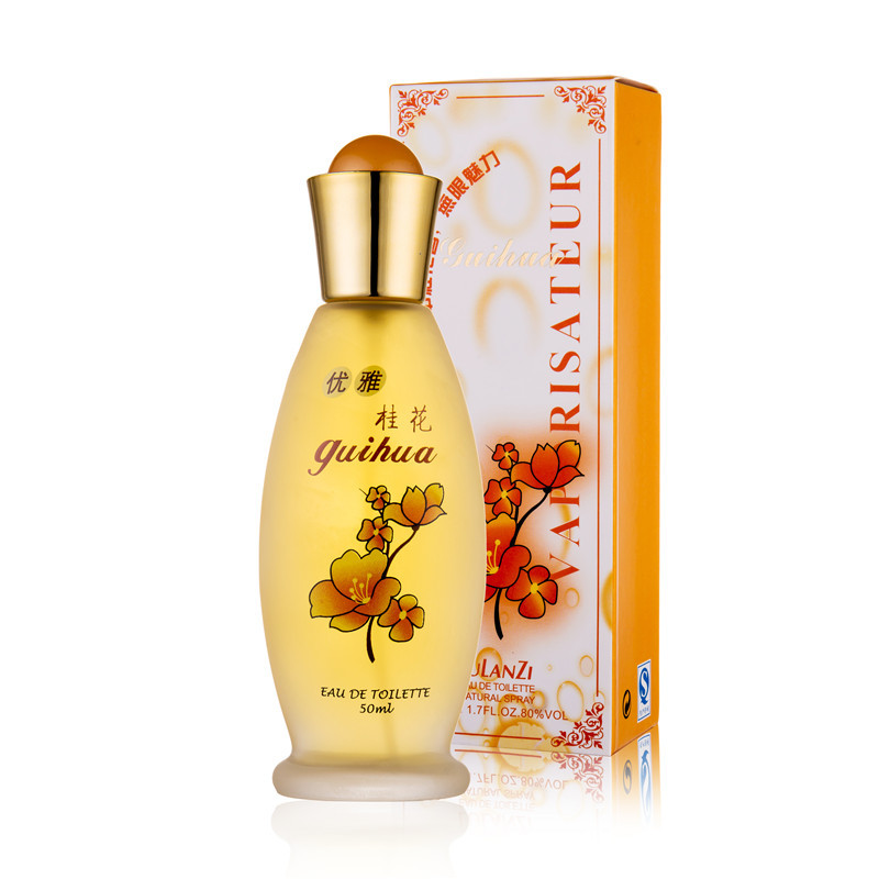 Lulanzi Elegant Osmanthus Perfume Soft and Charming Rose Jasmine Flower Fragrance Perfume for Women Long-Lasting Light Perfume Wholesale