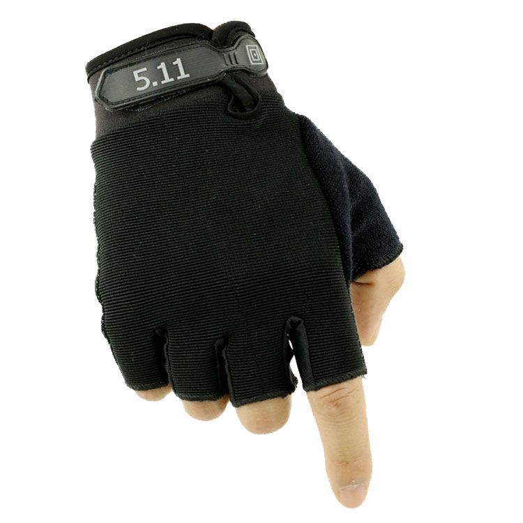 Half Finger Gloves Men's and Women's Tactical Outdoor Riding Wear-Resistant Anti-Skid Training Driving Gloves Sport Climbing Fighting Fitness