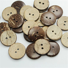 两眼椰子扣 椰壳A级钮扣 多种规格现货 棉麻服饰被套手缝DIY扣子