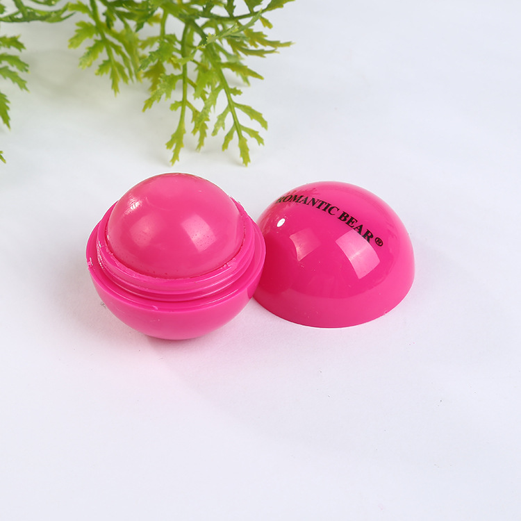 Wholesale Spherical Lip Balm Moisture Replenishment Anti-Chapping Children's Creative Boutique Moisturizing Lip Ball Fruit Flavor