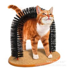 purrfect arch 猫刷毛刷 蹭毛器 猫抓痒猫玩具宠物用品狗拱门厚实