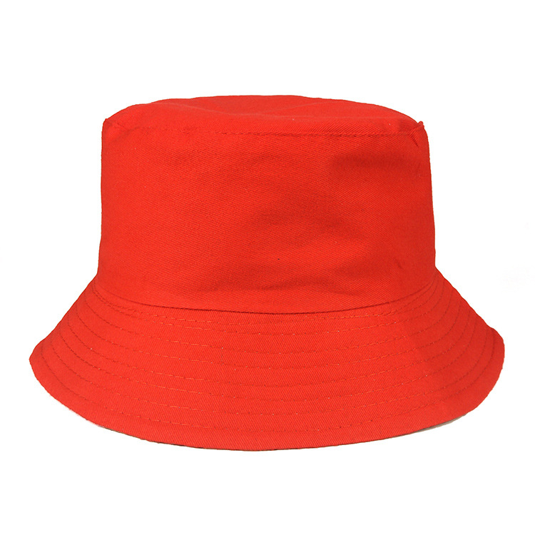 Stall Supply Cheap Bucket Hat Advertising Cap Customized Bucket Hat Flat Top Sunshade Sun Protection Hat Traveling-Cap Wholesale