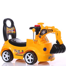 儿童玩具挖掘机可坐玩具车大型挖机可坐人电动工程车男孩挖土机