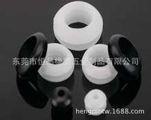 东莞QY厂家供应白色护线圈3mm橡胶护线圈PVC护线套护线环HGM-1006