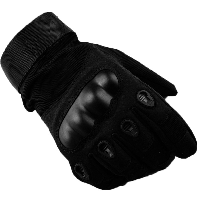 Outdoor Riding Full Finger Gloves Anti-Slip Sports Training Anti-Cut Wear-Resistant Mountaineering Fighting Protective Fitness Tactical Gloves