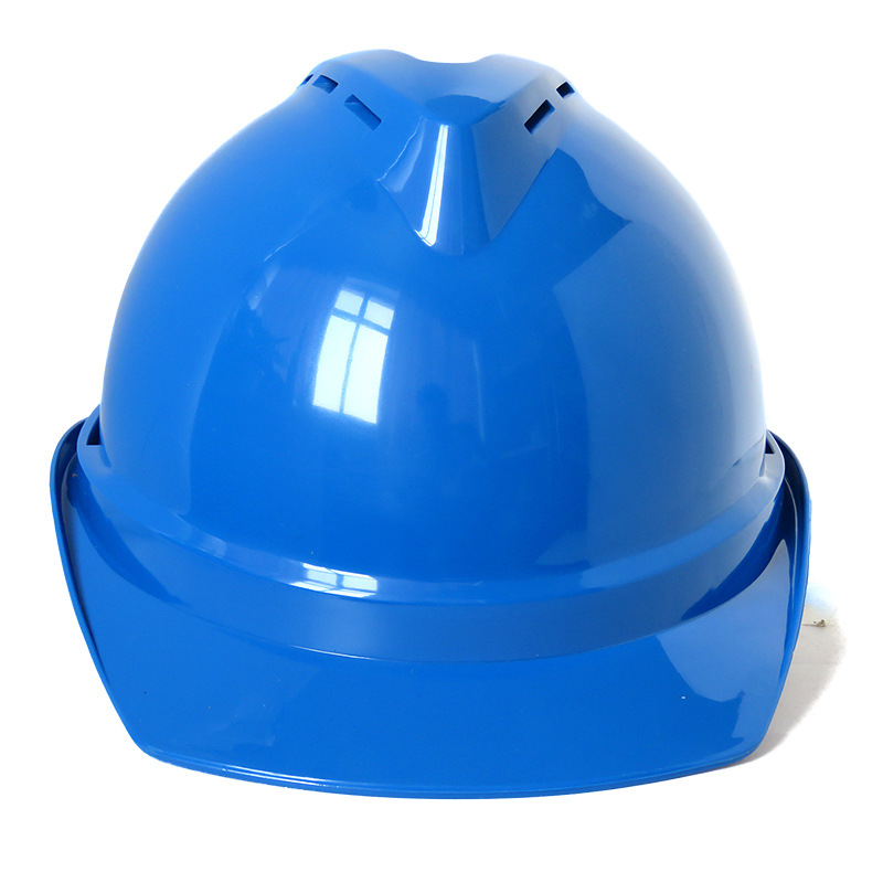 National Standard Thickened V-Type Breathable Construction Cap Construction Site Labor-Protection Abs Anti-Smashing Engineering Helmet Manufacturers Free Printing