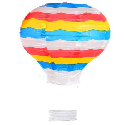 Factory Wholesale Wedding Balloon Lantern Children Portable Cartoon Hot Air Balloon Chinese Lantern Kindergarten Decoration Hanging Chandelier