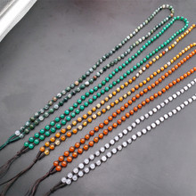 厂家 4毫米玛瑙圆珠项链绳 手工编织玉髓玛瑙挂绳