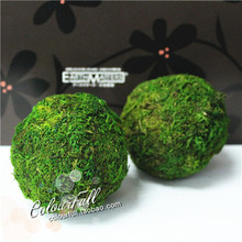 供应青苔球 出口日本欧洲园艺 苔藓花盆盆栽 草球 干花球 干花