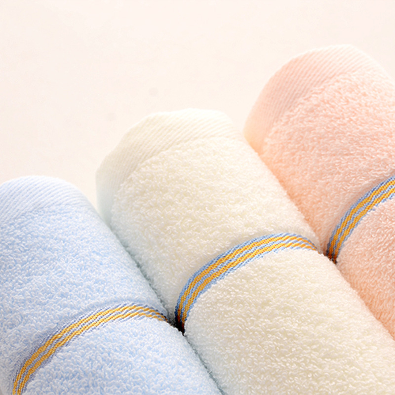 Wholesale Beijing Towel Factory Direct Sales Cotton Towel Plain Face Cloth Face Towel Adult Towel Household