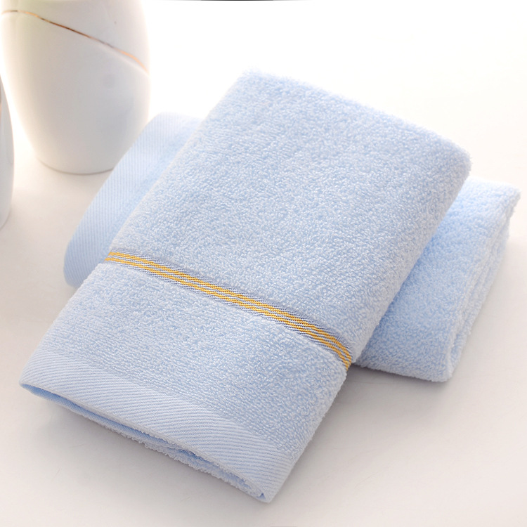 Wholesale Beijing Towel Factory Direct Sales Cotton Towel Plain Face Cloth Face Towel Adult Towel Household