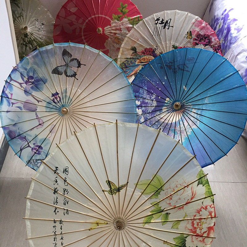 纯手工油纸伞古典防雨油纸伞舞蹈道具牡丹花伞中国风纸伞