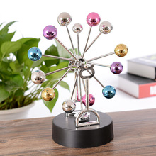 创意摩天轮彩球磁力永动仪摇摆器永动仪模型办公桌面摆件情侣礼物