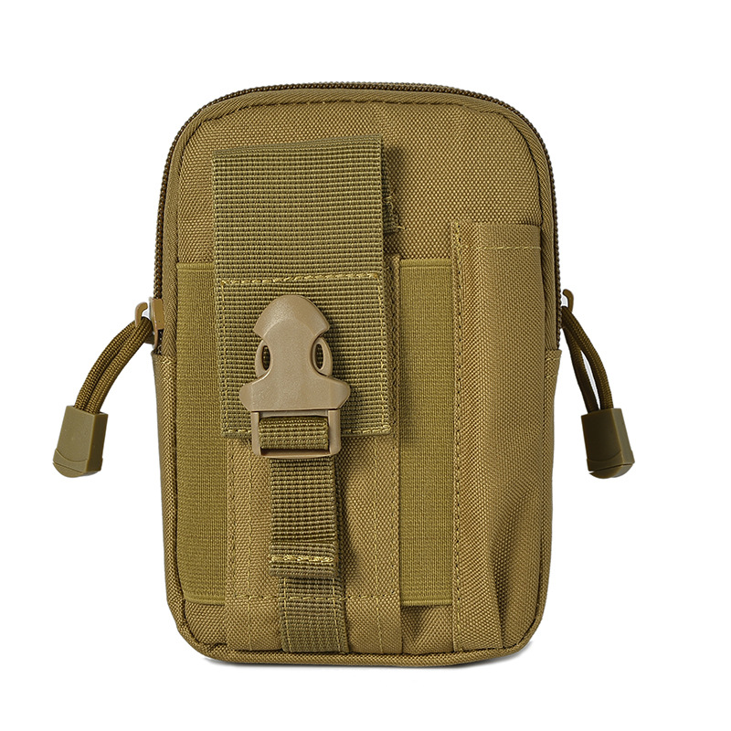 Outdoor Sports Multi-Functional Molle Accessory Bag Inch Military Fans Wear Belt Mobile Phone Bag Hanging Bag Tactical Waist Bag