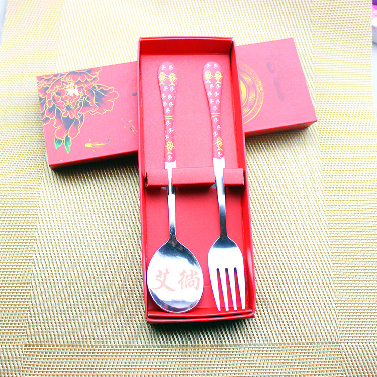 东南亚外贸出口 勺叉不锈钢餐具套装 泰国  菲律宾 马来西亚
