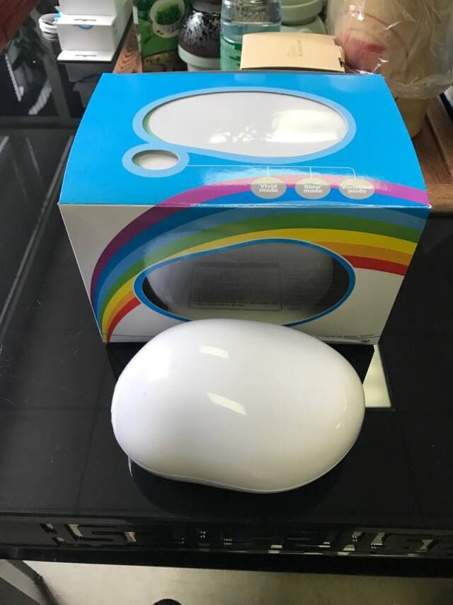 Rainbow Projection Lamp Projector Egg Shape Rainbow Projector Creative Intelligent Colorful Projection Small Night Lamp