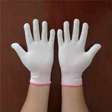 尼龙手套芯白色工作业手套胚手套坯电子厂透气手套心13针涤纶劳保