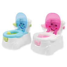 儿童仿真坐便器小孩座便器宝宝塑料加大笑脸马桶婴幼儿辅助坐便器