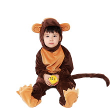 新款猴子装 动物扮演亲子装万圣节服饰 演出服cosplay欧美