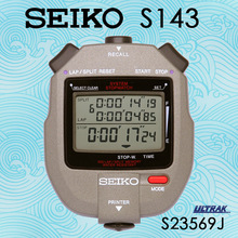 SEIKO/精工秒表 原装正品S143 S23569J 300跑道多功能秒表计时器