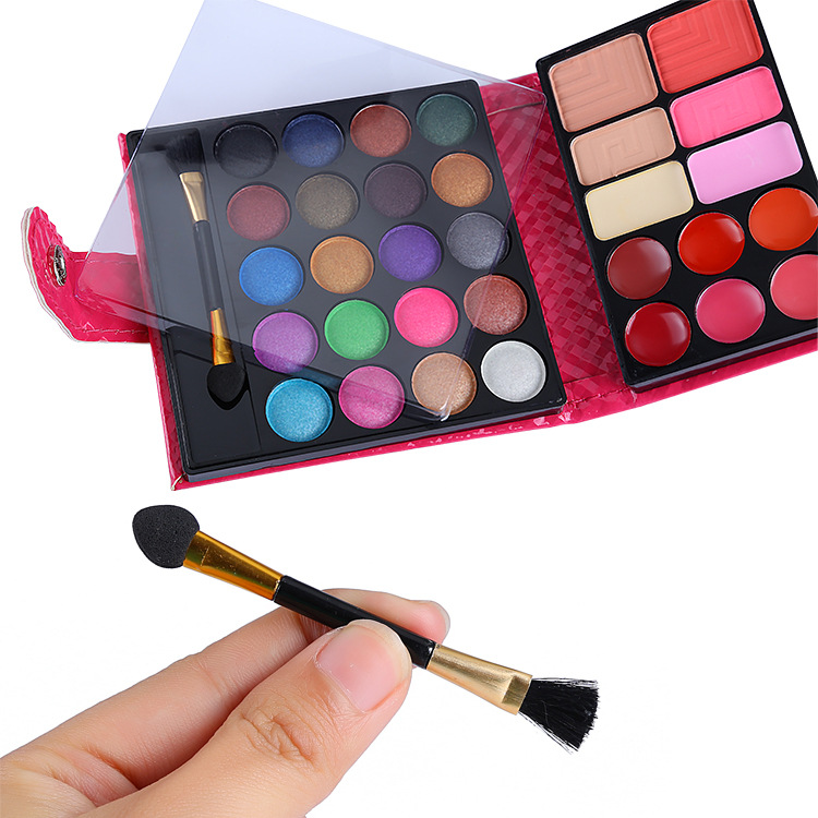 Cross-Border New Arrival 32 Colors Adenium Obesum Waterproof Eye Shadow Plate Not Smudge Matte Makeup Wallet Suit Eye Shadow Plate