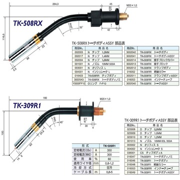 tk-508rr/rx 日本tokinarc 安川机器人焊枪 适用于ma1400/ma1900
