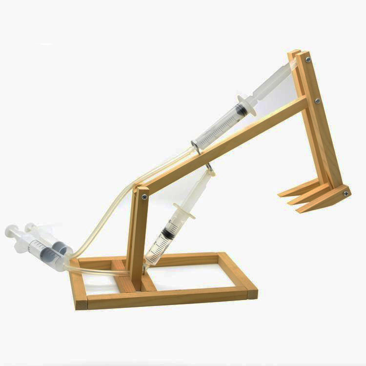 科技小发明 挖掘机 小制作 物理试验之杠杆的原理 diy 小实验