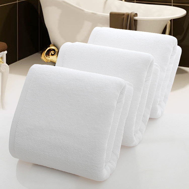 Factory Wholesale Bath Towel Hotel Hotel Cotton Grass Towel Thickened Cotton Bed & Breakfast Beauty Salon Large Bath Towel Logo