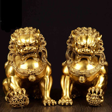 铜狮子摆件北京狮铜狮子摆件狮家居办公室摆件