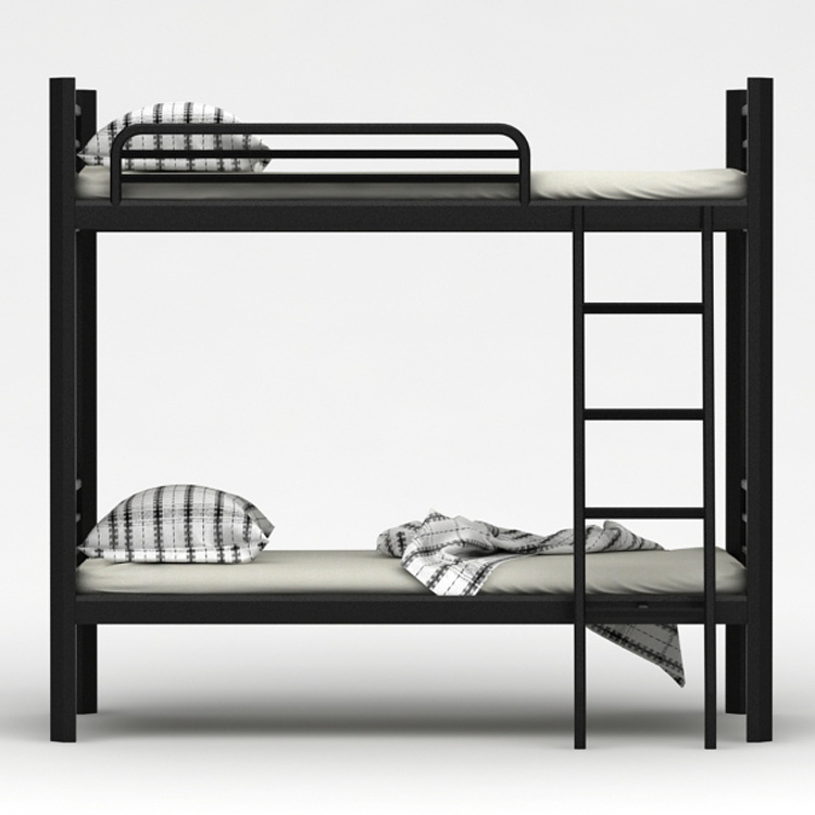 Bunk Bed Steel Frame Apartment School Student Staff Dormitory Adult Height Two-Layer Iron Bedstead Upper and Lower Bunk Iron