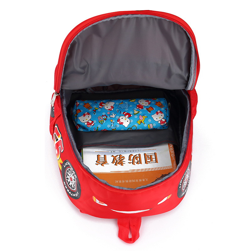 New Kindergarten Backpack Children's Backpack for Printing Manufacturers Car Backpack Preschool Cross-Border