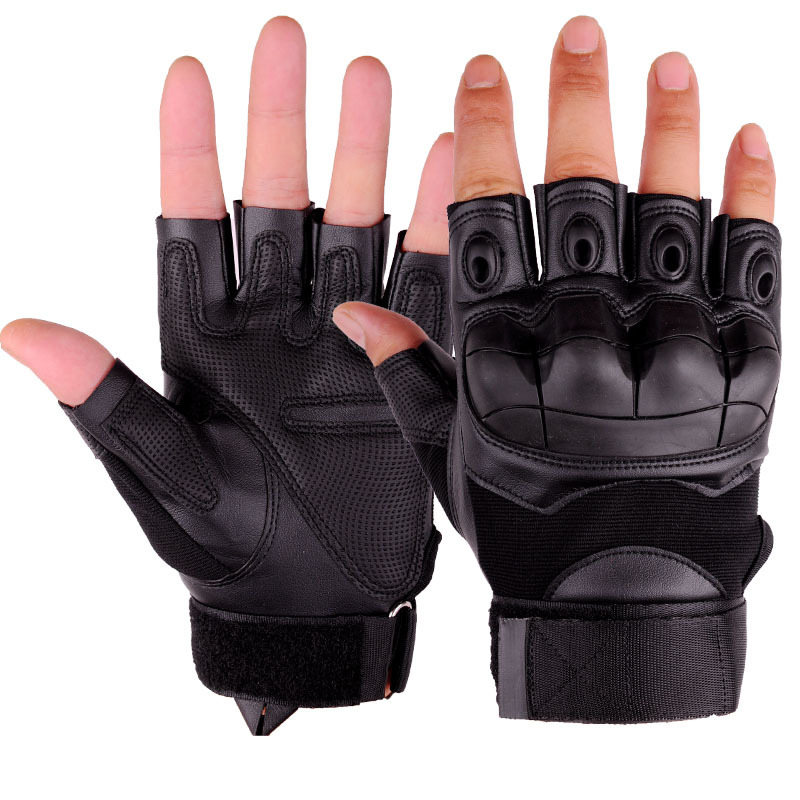 Outdoor Special Half-Finger Tactical Gloves Bicycle Training Biking Mountain Climbing Combat Fighting Cut-Resistant and Slip-Resistant Men Wholesale