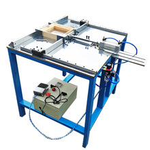 双用自动拼板机 相框线条 无缝直角固定拼角 木工装裱框机械设备