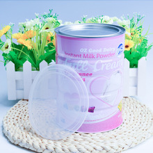 河南工厂大量出售马口铁食品级驼奶粉罐 圆形五谷蛋白粉包装铁罐